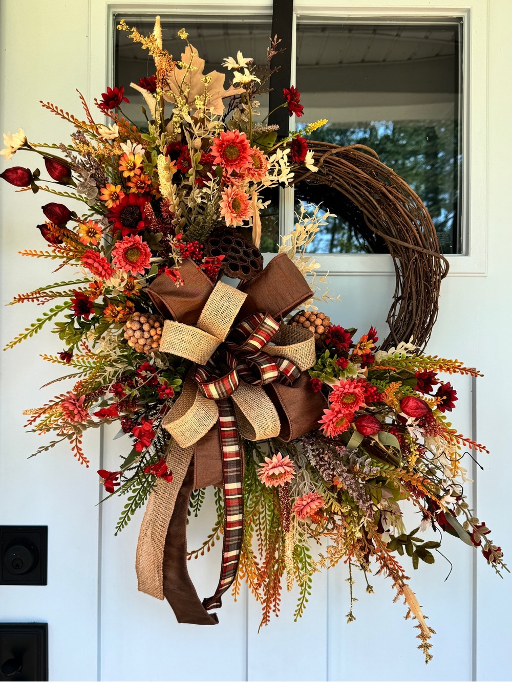 Rustic Grapevine Fall Wreath